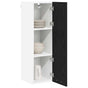 Hanging Cabinet Black Oak 30 x 31 x 100 cm Engineered Wood