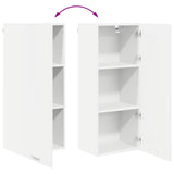 Hanging Cabinet Riga White 40 x 31 x 100 cm Engineered Wood - Extra Image