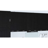 Hanging Cabinet Black Oak 40 x 31 x 100 cm Engineered Wood