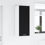 Hanging Cabinet Riga Black Oak 40 x 31 x 100 cm Engineered Wood - Top-Down View