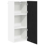 Hanging Cabinet Black Oak 40 x 31 x 100 cm Engineered Wood