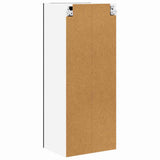 Hanging Cabinet Riga Black Oak 40 x 31 x 100 cm Engineered Wood - Low Angle