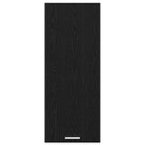 Hanging Cabinet Black Oak 40 x 31 x 100 cm Engineered Wood