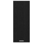Hanging Cabinet Black Oak 40 x 31 x 100 cm Engineered Wood
