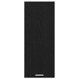 Hanging Cabinet Riga Black Oak 40 x 31 x 100 cm Engineered Wood - Rear View