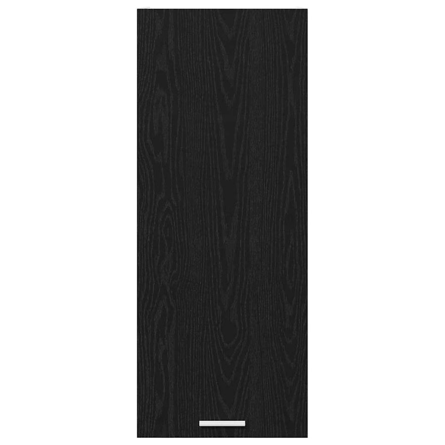 Hanging Cabinet Black Oak 40 x 31 x 100 cm Engineered Wood