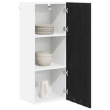 Hanging Cabinet Riga Black Oak 40 x 31 x 100 cm Engineered Wood - Side View