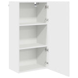 Hanging Cabinet Riga White 50 x 31 x 100 cm Engineered Wood - 45-Degree Angle