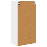 Hanging Cabinet Riga White 50 x 31 x 100 cm Engineered Wood - Low Angle