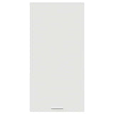 Hanging Cabinet Riga White 50 x 31 x 100 cm Engineered Wood - Rear View