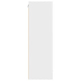 Hanging Cabinet Riga White 50 x 31 x 100 cm Engineered Wood - Close-Up Angle
