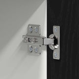 Hanging Cabinet Riga Black Oak and White 50 x 31 x 100 cm - Extra Image