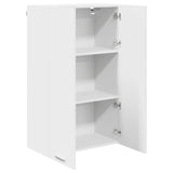 Hanging Cabinet Riga White 60 x 31 x 100 cm Engineered Wood - 45-Degree Angle