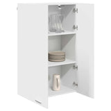 Hanging Cabinet Riga White 60 x 31 x 100 cm Engineered Wood - Side View