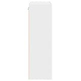 Hanging Cabinet Riga White 60 x 31 x 100 cm Engineered Wood - Close-Up Angle