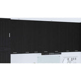 Hanging Cabinet Black Oak 60 x 31 x 100 cm Engineered Wood