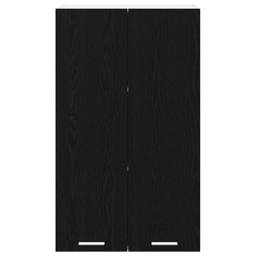 Hanging Cabinet Black Oak 60 x 31 x 100 cm Engineered Wood
