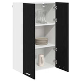 Hanging Cabinet Riga Black Oak 60 x 31 x 100 cm Engineered Wood - Side View