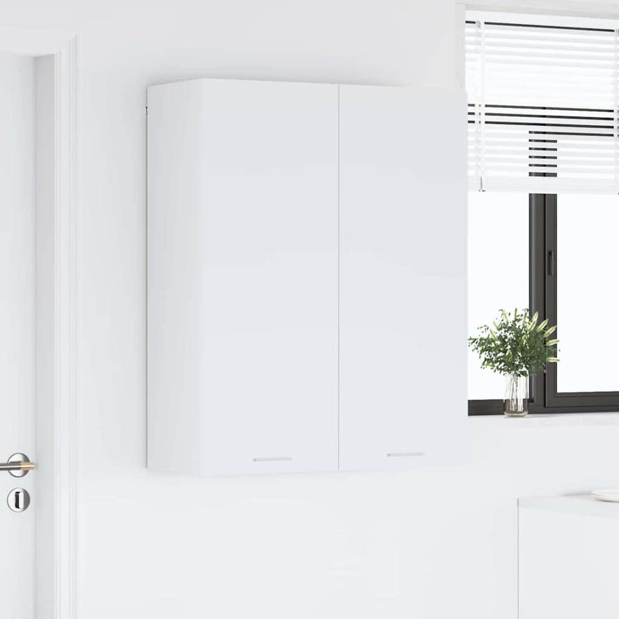 Hanging Cabinet White 80 x 31 x 100 cm Engineered Wood