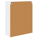 Hanging Cabinet Riga White 80 x 31 x 100 cm Engineered Wood - Low Angle