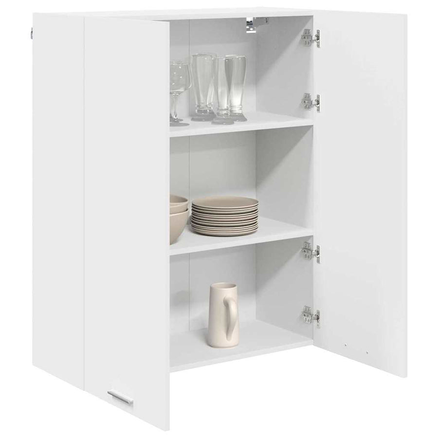 Hanging Cabinet White 80 x 31 x 100 cm Engineered Wood