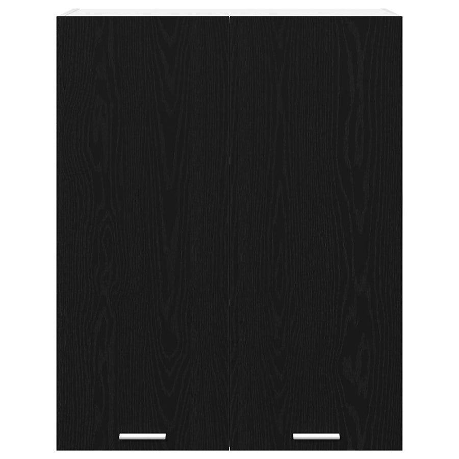 Hanging Cabinet Black Oak 80 x 31 x 100 cm Engineered Wood