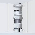 Hanging Cabinet White 57 x 57 x 100 cm Engineered Wood