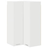 Hanging Cabinet Riga White 57 x 57 x 100 cm Engineered Wood - Front View