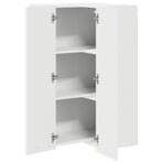 Hanging Cabinet White 57 x 57 x 100 cm Engineered Wood