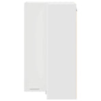 Hanging Cabinet White 57 x 57 x 100 cm Engineered Wood
