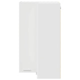 Hanging Cabinet Riga White 57 x 57 x 100 cm Engineered Wood - Rear View