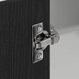 Hanging Cabinet Riga Black Oak and White 57 x 57 x 100 cm - Extra Image