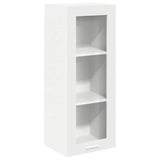 Hanging Cabinet Riga White 40 x 31 x 100 cm Engineered Wood - Front View