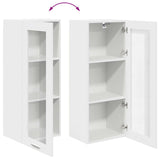 Hanging Cabinet Riga White 40 x 31 x 100 cm Engineered Wood - Extra Image