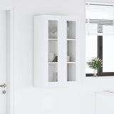 Hanging Cabinet Riga White 60 x 31 x 100 cm Engineered Wood - Top-Down View