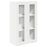 Hanging Cabinet Riga White 60 x 31 x 100 cm Engineered Wood - Front View