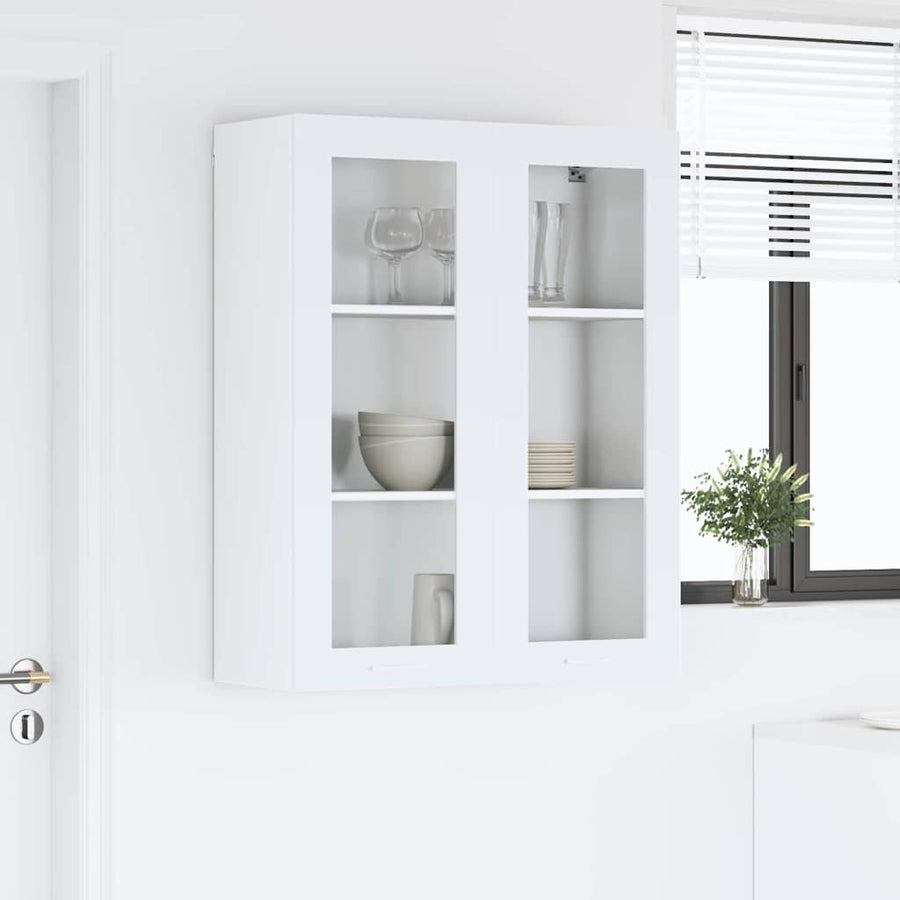 Hanging Cabinet White 80 x 31 x 100 cm Engineered Wood