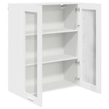 Hanging Cabinet Riga White 80 x 31 x 100 cm Engineered Wood - 45-Degree Angle