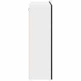 Hanging Cabinet Riga Black Oak 80 x 31 x 100 cm Engineered Wood - Close-Up Angle