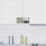 Hanging Cabinet Riga White 20 x 29,5 x 40 cm Engineered Wood - Top-Down View