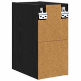 Hanging Cabinet with Shelf Riga Black Oak 20 x 29,5 x 40 cm - Close-Up Angle