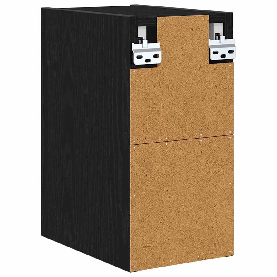 Hanging Cabinet Black Oak 20 x 29,5 x 40 cm Engineered Wood
