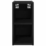 Hanging Cabinet with Shelf Riga Black Oak 20 x 29,5 x 40 cm - 45-Degree Angle