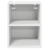Hanging Cabinet Riga White 30 x 29,5 x 40 cm Engineered Wood - 45-Degree Angle