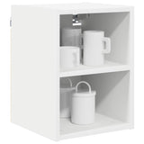 Hanging Cabinet Riga White 30 x 29,5 x 40 cm Engineered Wood - Side View