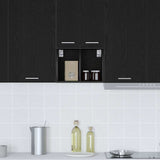 Hanging Cabinet with Shelf Riga Black Oak 30 x 29,5 x 40 cm - Top-Down View