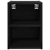 Hanging Cabinet Black Oak 30 x 29,5 x 40 cm Engineered Wood