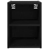Hanging Cabinet with Shelf Riga Black Oak 30 x 29,5 x 40 cm - 45-Degree Angle