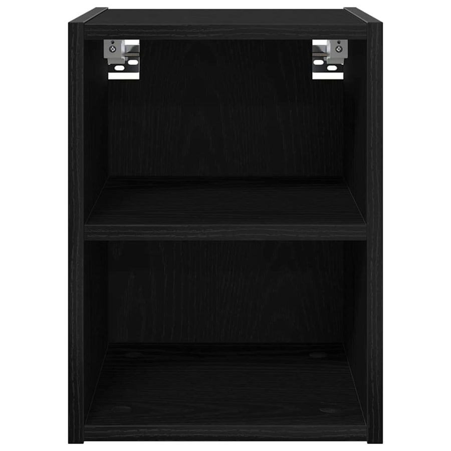 Hanging Cabinet Black Oak 30 x 29,5 x 40 cm Engineered Wood