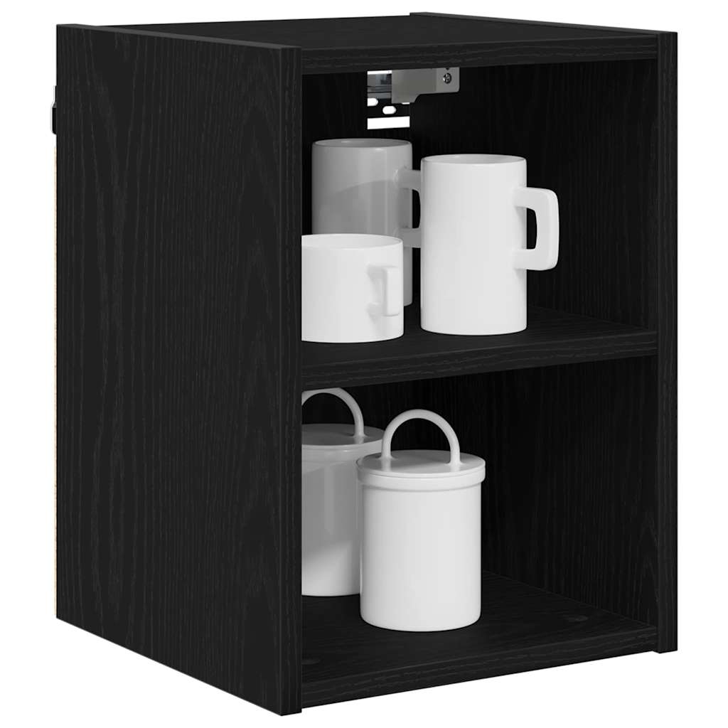 Hanging Cabinet Black Oak 30 x 29,5 x 40 cm Engineered Wood